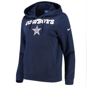 Nike NFL Dallas Cowboys Club Hoodie Navy Blue Unisex